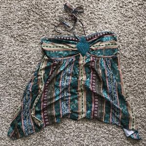 Strapless/halter top from Lane Bryant